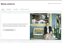 Tablet Screenshot of marijajankovic.org